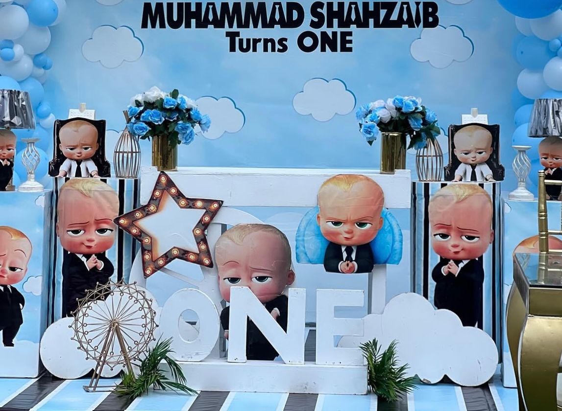 Boss Baby Theme Decor Setup