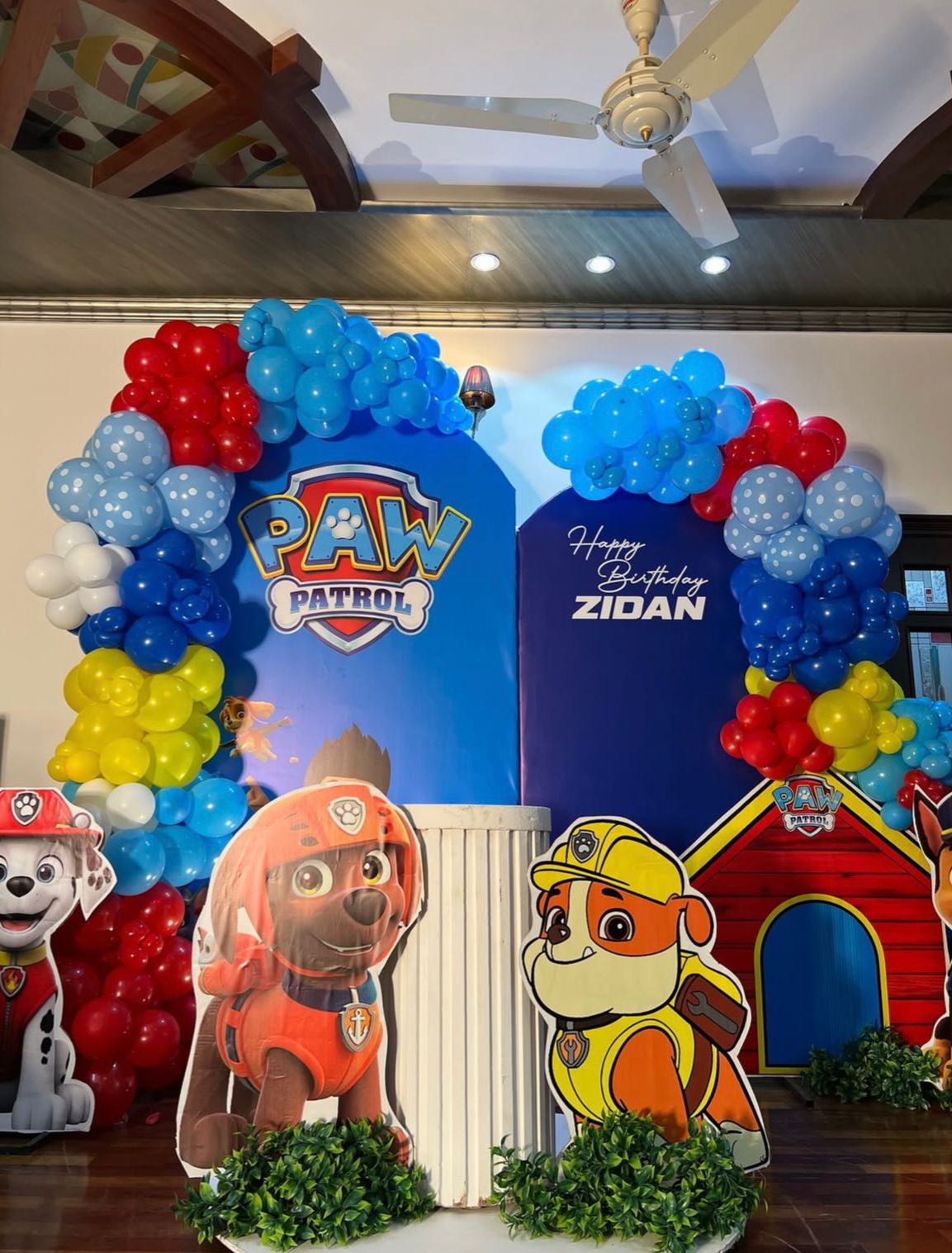 Paw Patrol Theme Decor Setup