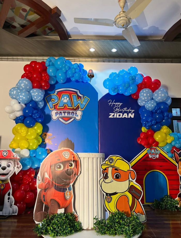 Paw Patrol Theme Decor Setup